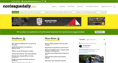 Desktop Screenshot of nonleaguedaily.com
